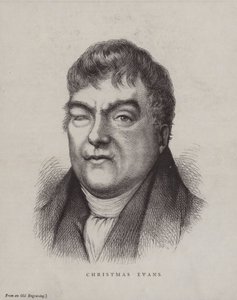 Christmas Evans, Welsh Nonconformistische predikant door English School